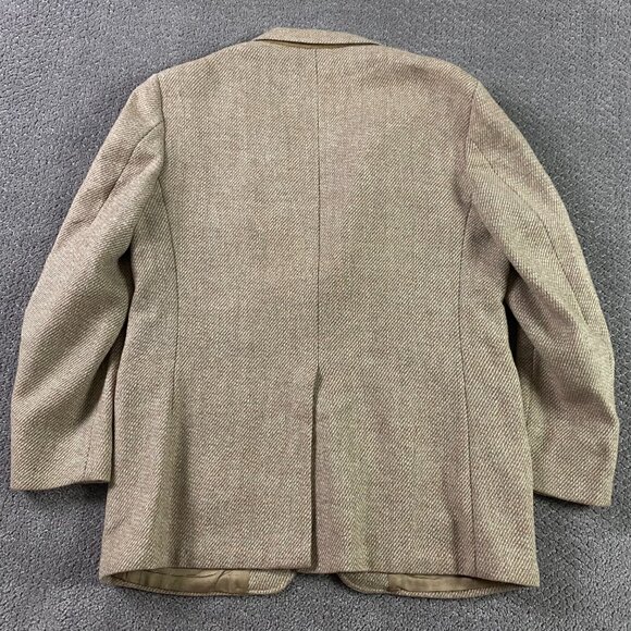 Vintage Harris Tweed Blazer Sport Coat Men's 40 SHORT Brown Wool - Picture 5 of 14